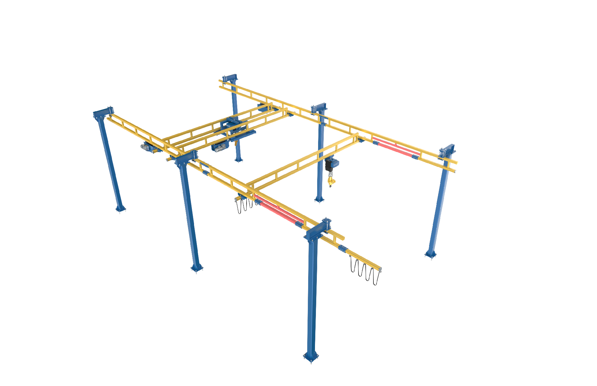无横梁组合式起重机