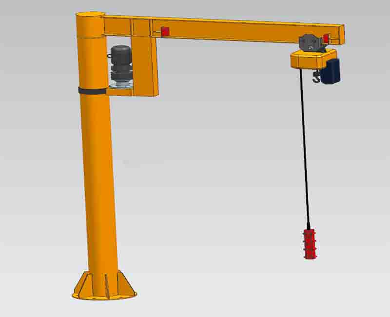 浙江某凯控股-悬臂吊旋臂吊定制项目