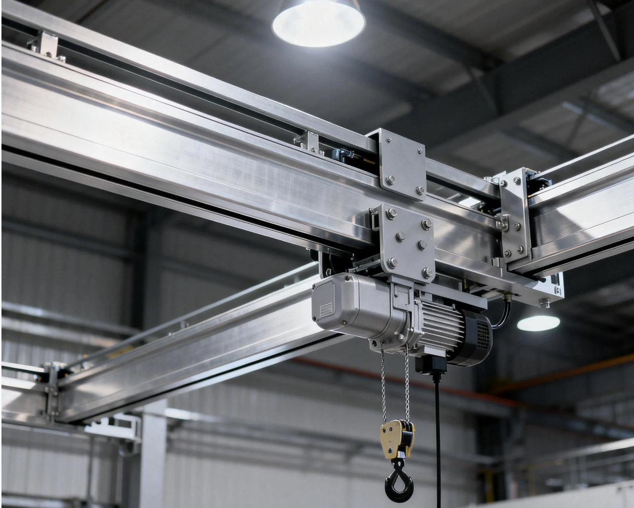 传统 KBK 拖慢生产节拍？铝合金款让人工吊装省一半力