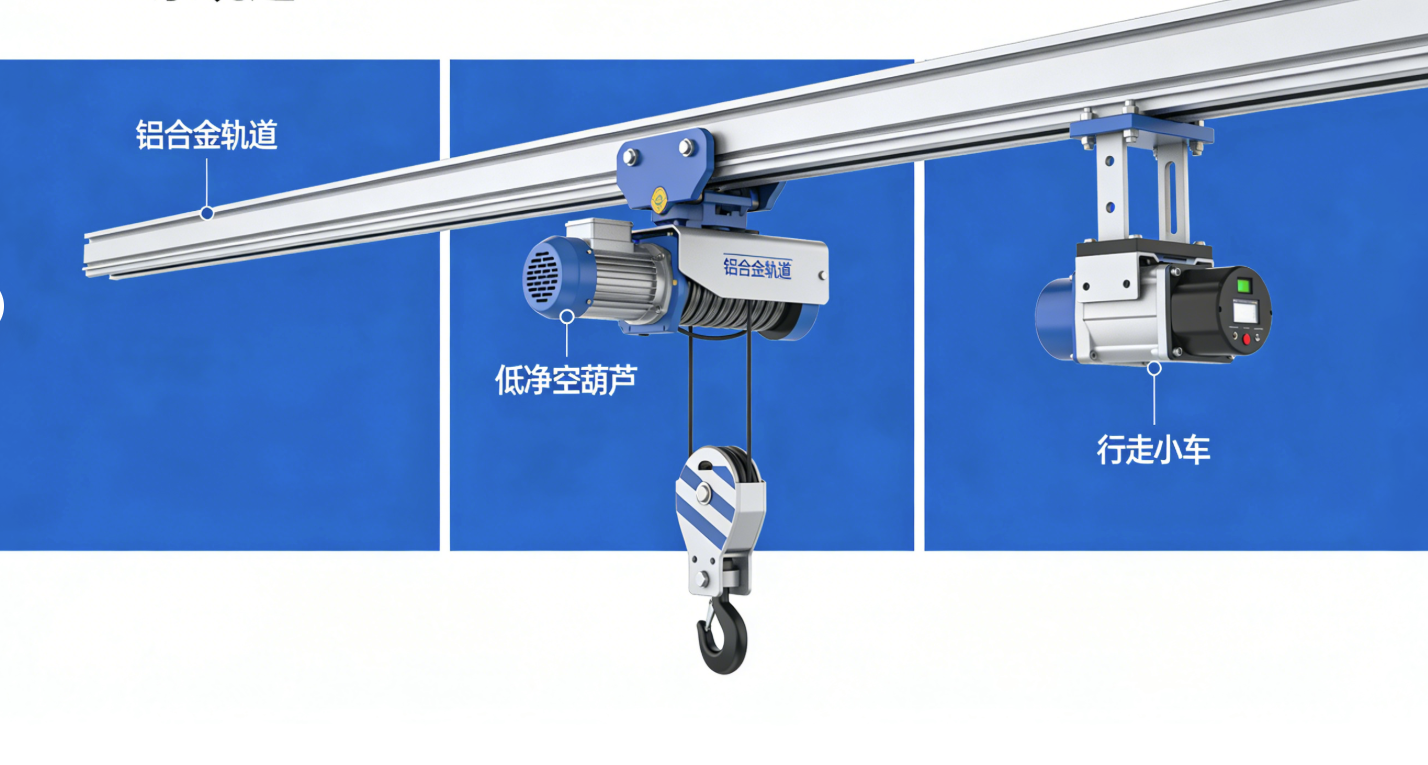 轻型KBK系统在新能源电池生产线上的精准物料搬运解决方案