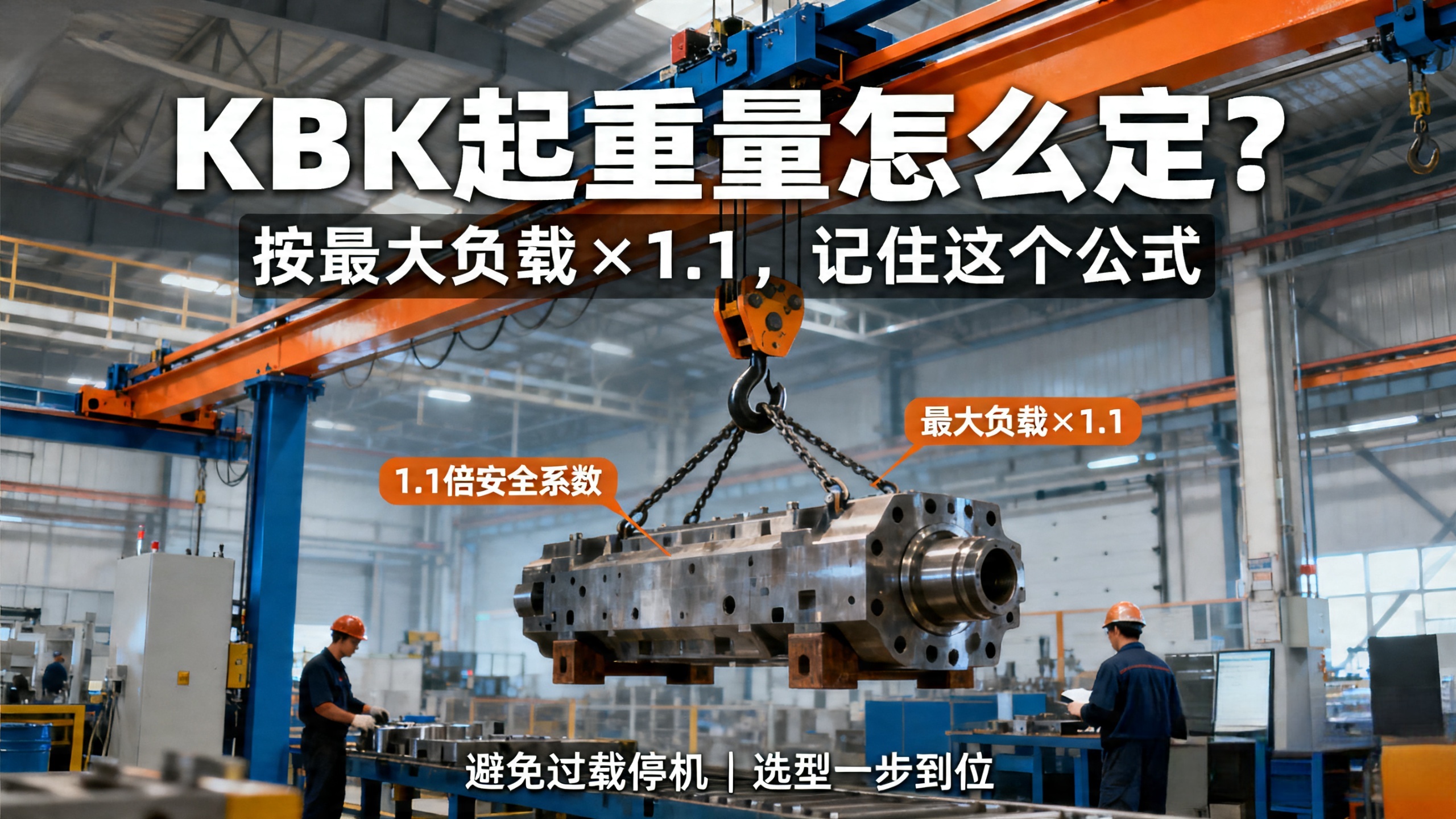 KBK起重量1.1倍公式图 KBK起重量1.1倍公式图
