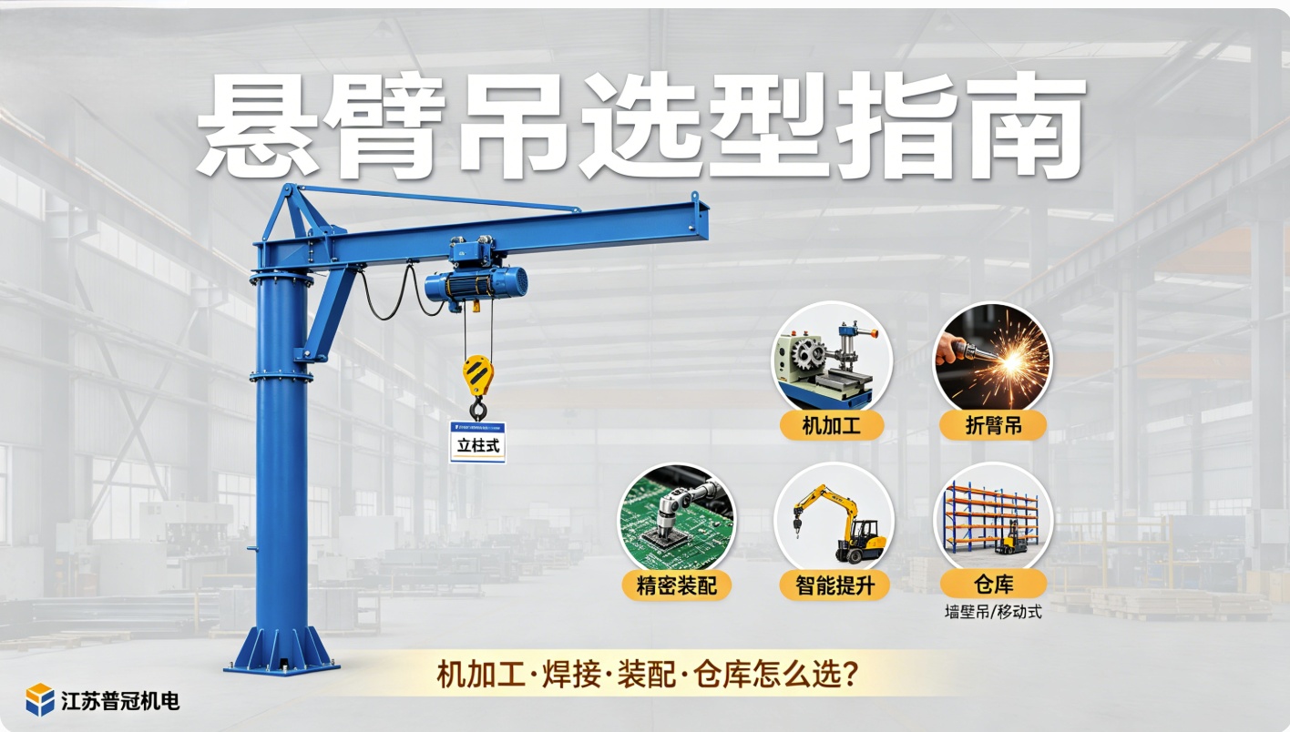 悬臂吊四大行业选型图 悬臂吊四大行业选型图