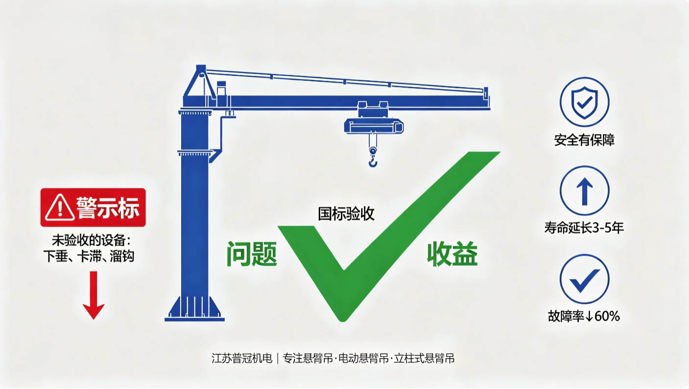 悬臂吊验收收益示意:安全、寿命、降故障 悬臂吊验收收益示意:安全、寿命、降故障