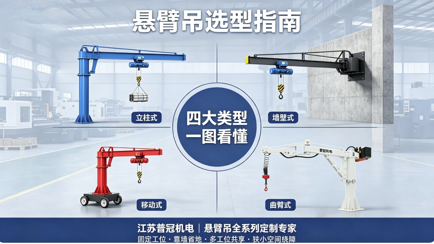 四类悬臂吊对比选型封面图 四类悬臂吊对比选型封面图