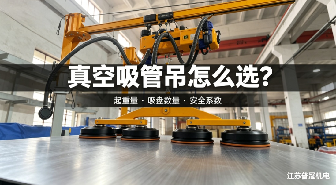 江苏普冠真空吸吊机吸附钢板作业