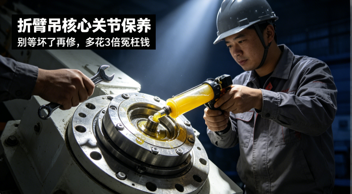 折臂吊回转支承日常注脂与扭矩检查 折臂吊回转支承日常注脂与扭矩检查