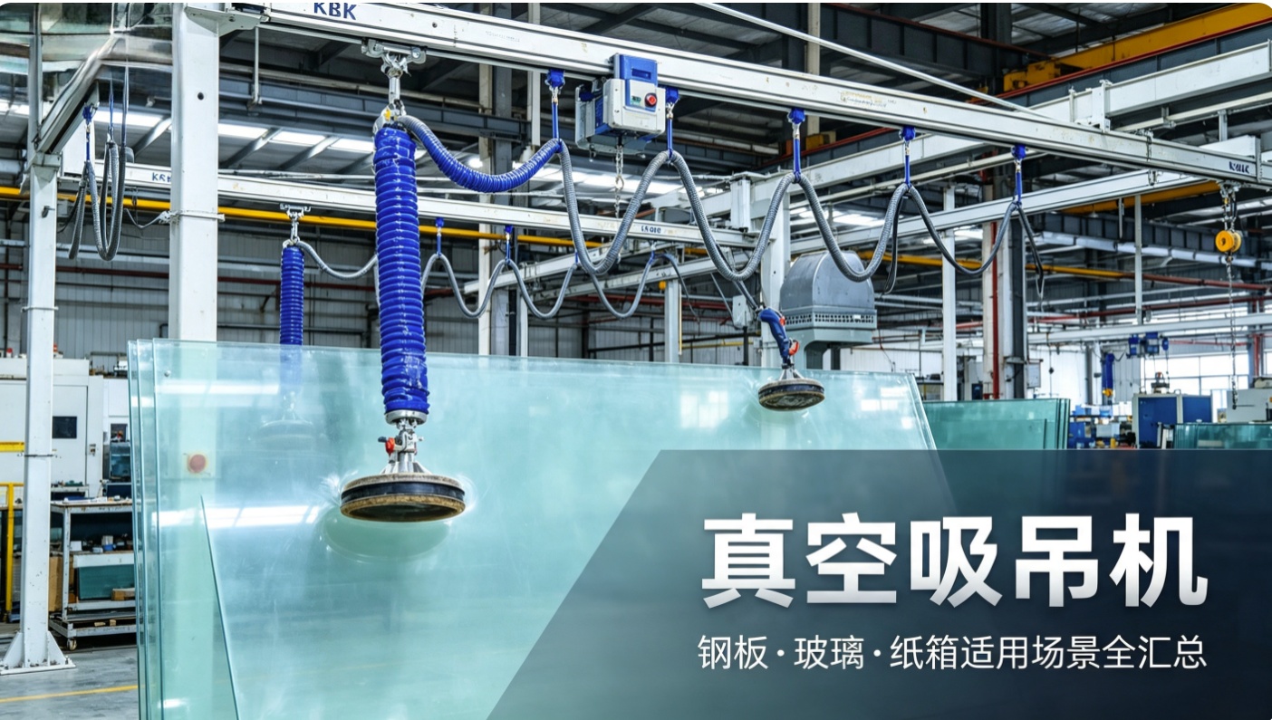 真空吸吊机能吊哪些工件？钢板/玻璃/纸箱适用场景全汇总