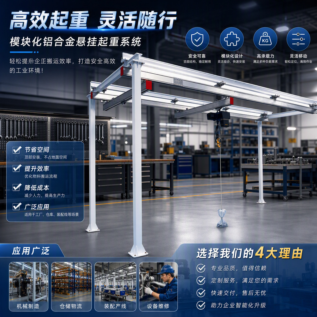 KBK 铝合金组合式起重机-自立式 LAF