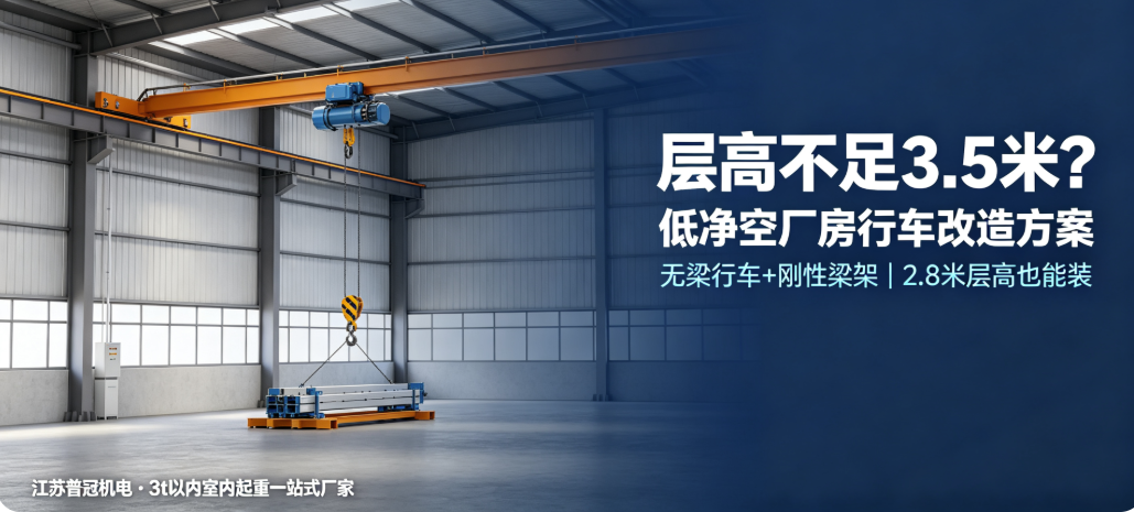 江苏普冠机电低净空行车改造方案封面图.png