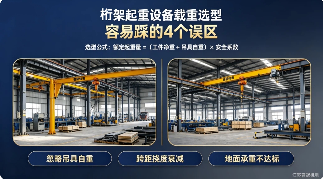 江苏普冠机电桁架载重选型误区图.jpg