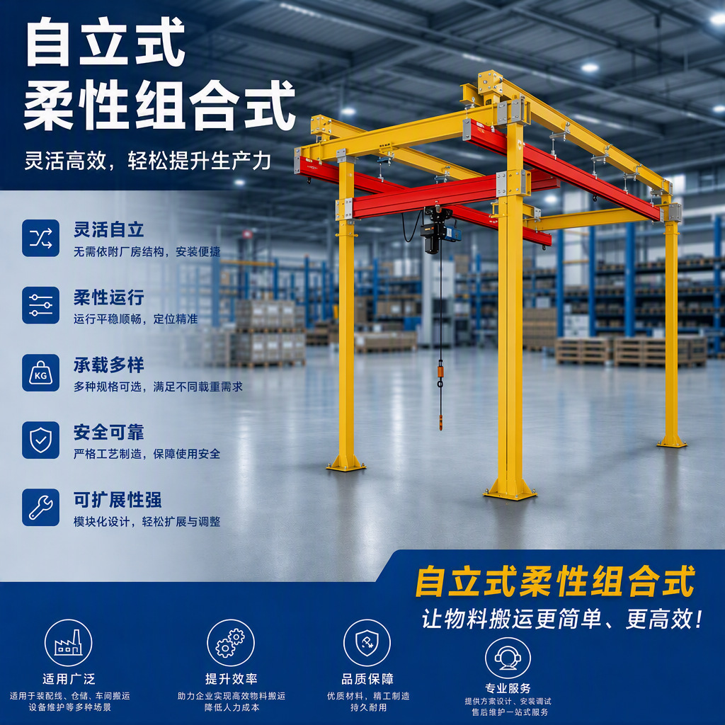 柔性组合式起重机自立式