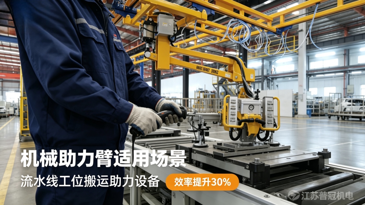 机械助力臂适用场景 2026流水线工位搬运助力设备