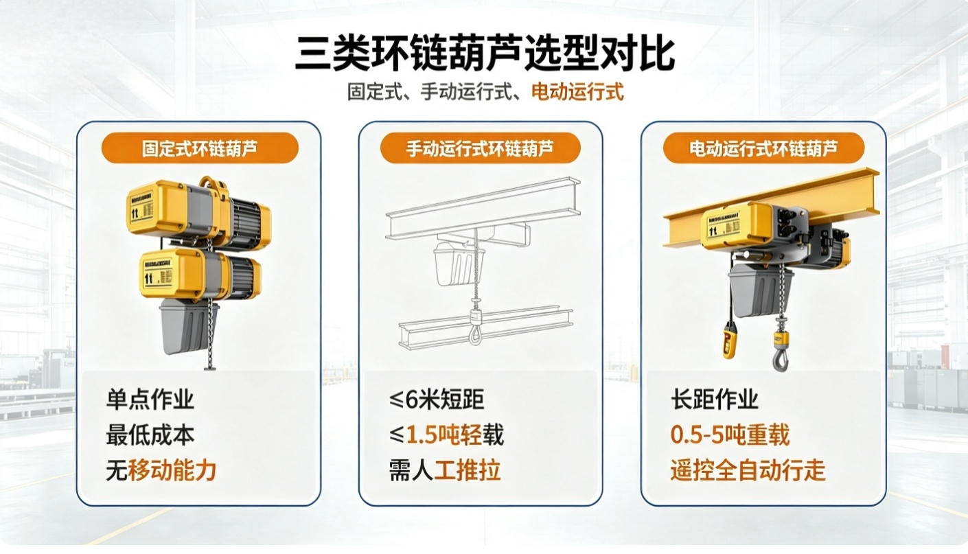 江苏普冠机电环链葫芦三类选型对比图.jpeg